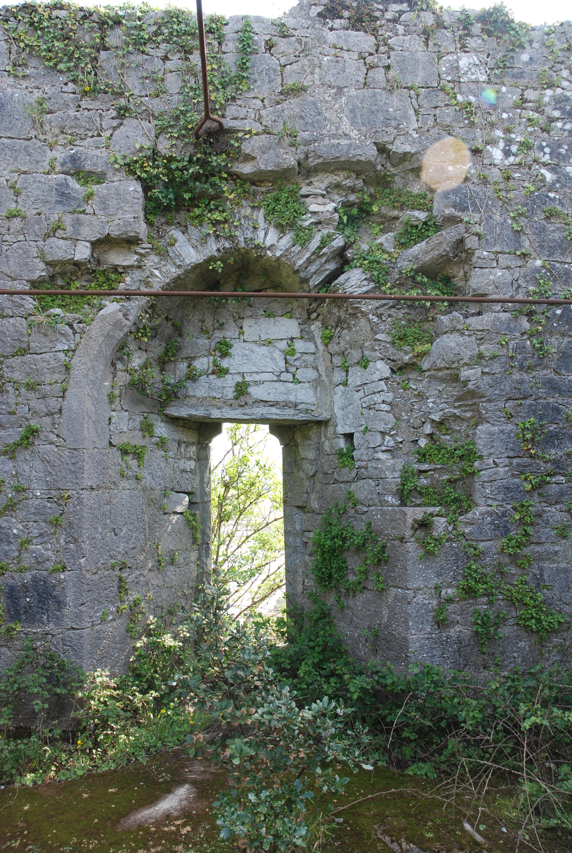 Historic masonry during restoration